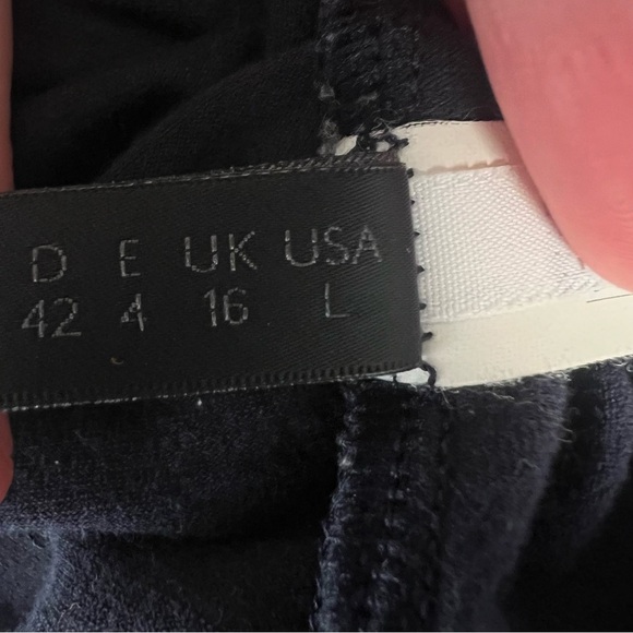 La Perla Navy Blue Soft Long Sleeve Tee - Picture 4 of 6